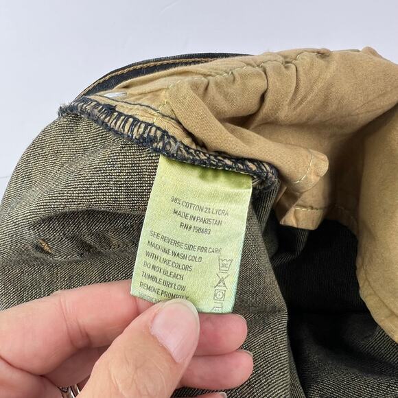 NEW Arketype 36 Dark Wash Denim‎ Distressed Y2K Grunge Hip Hop City Men's Shorts - Picture 7 of 10